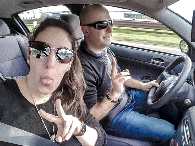 viaggiare on the road
